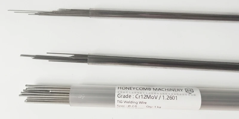 Cr12MoV DIN 1.2601 Cold Work Steel Welding Wire Sealed Packaging